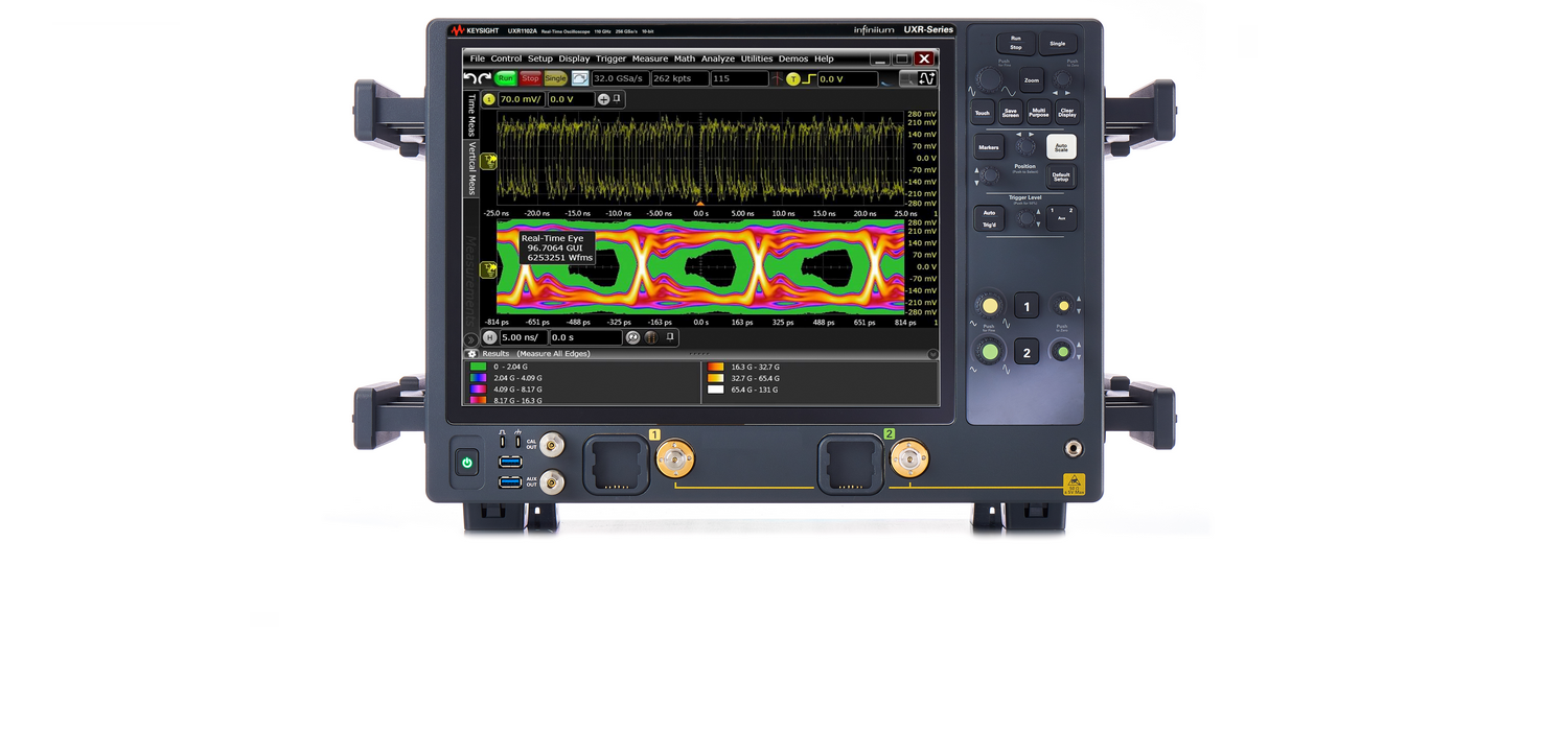 Keysight UXR – nejrychlejší real-time osciloskopy na světě