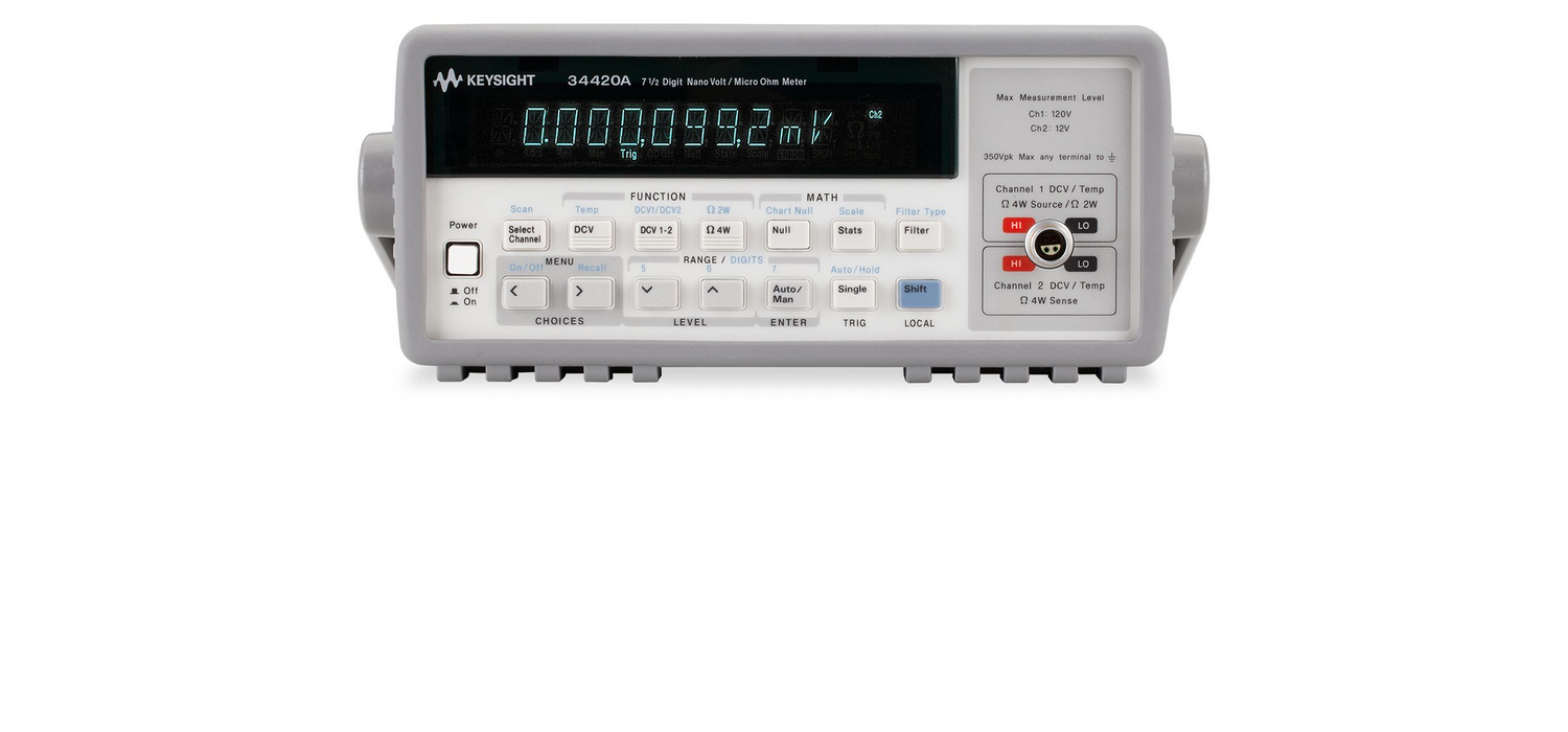 NanoVolt/MicroOhm meter Keysight 34420A is back!