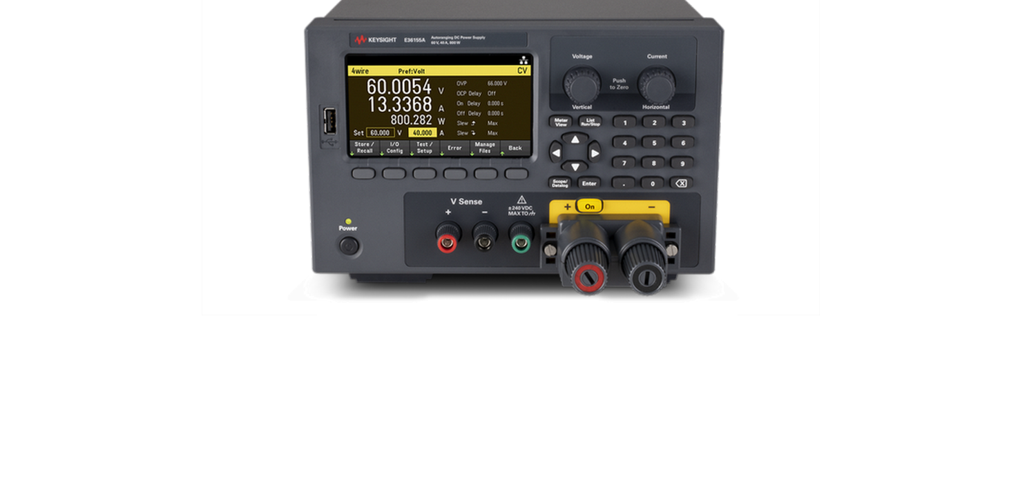 Nové 800W laboratorní DC zdroje Keysight E36150