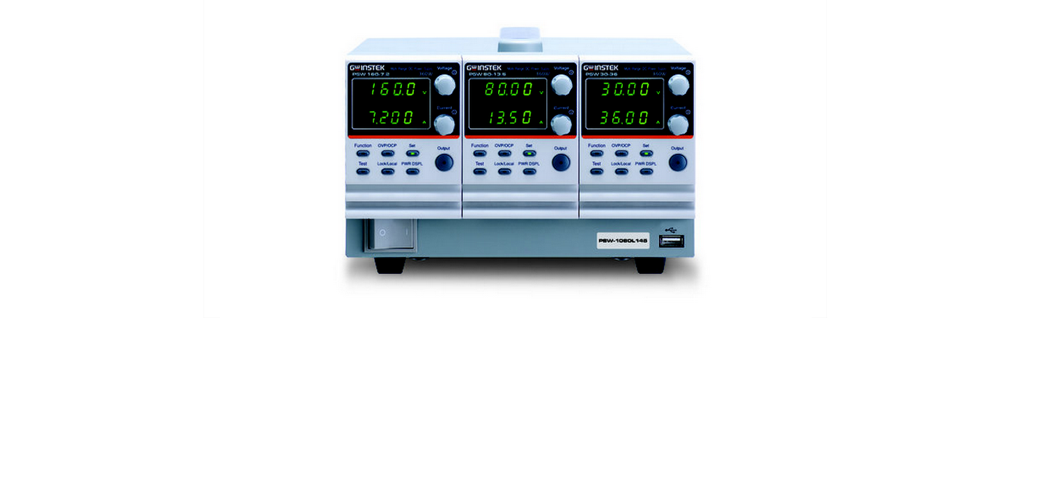 Multi-channel benchtop DC power supplies GW Instek PSW-Multi Series