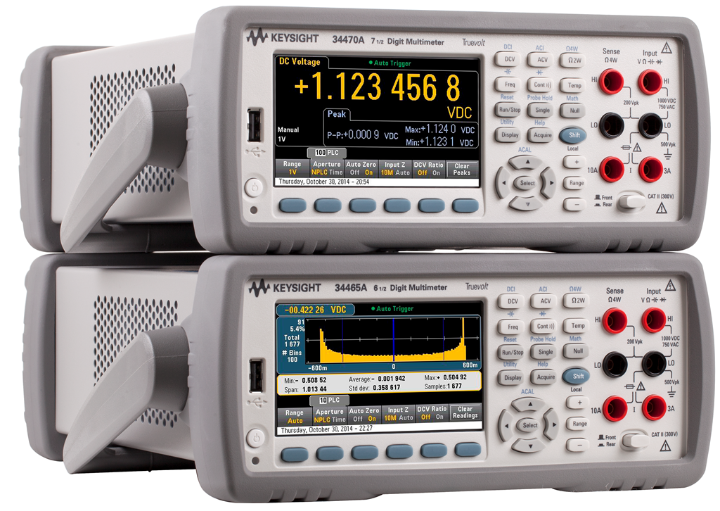 Nové rychlé digitální multimetry Keysight TrueVolt