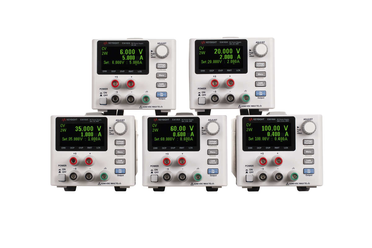 Keysight E36100 Series DC Power Supplies