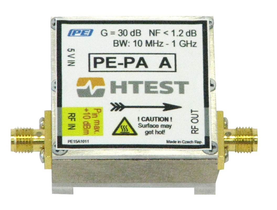 USB powered RF preamplifiers H TEST PE-PA 