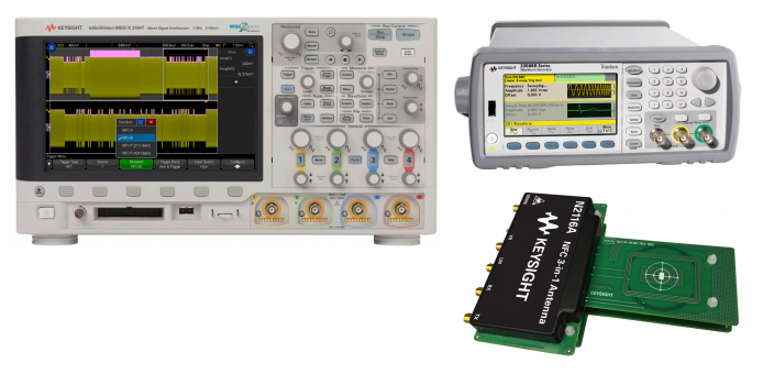 NFC testing with Keysight InfiniiVisionX oscilloscopes