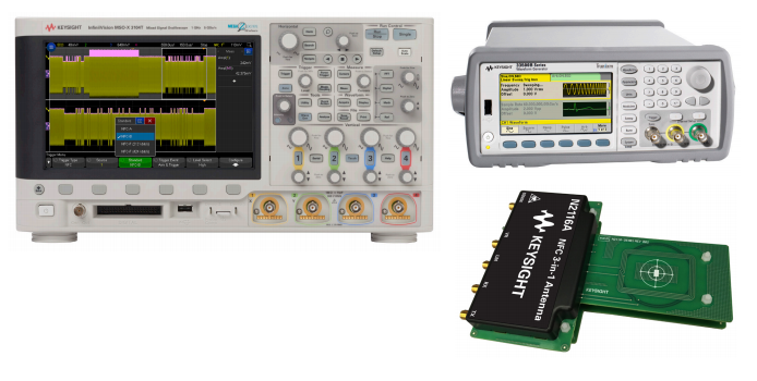 Testování NFC s osciloskopy Keysight InfiniiVision