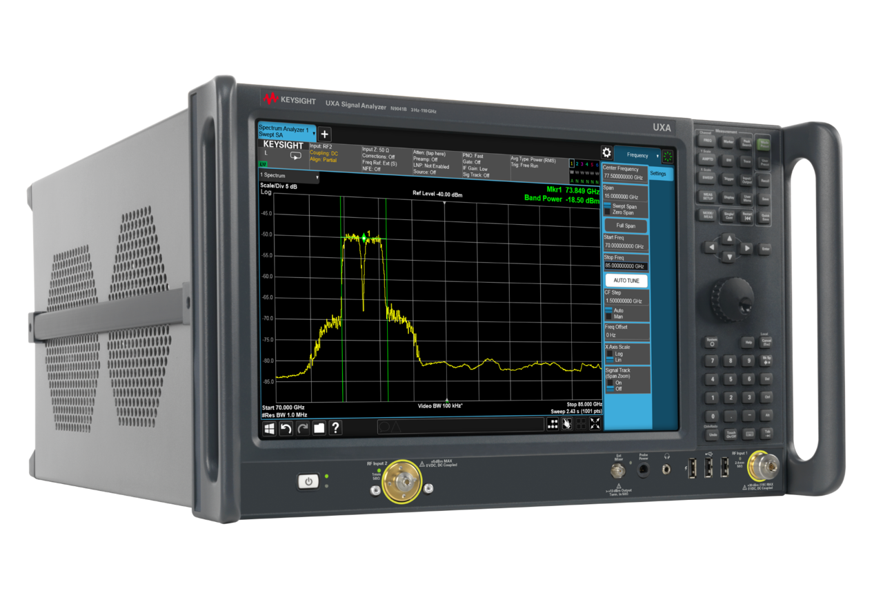 První spektrální analyzátor na světě  s kontinuálním rozmítáním od 3 Hz do 110 GHz