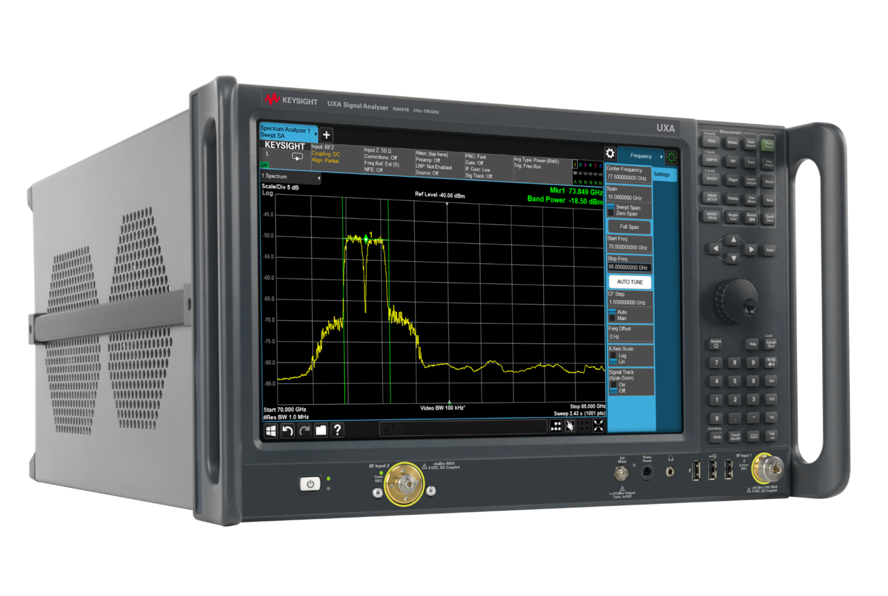 Keysight Technologies Extends Leadership in Millimeter Wave with Continuous-Sweep Signal Analysis to 110 GHz