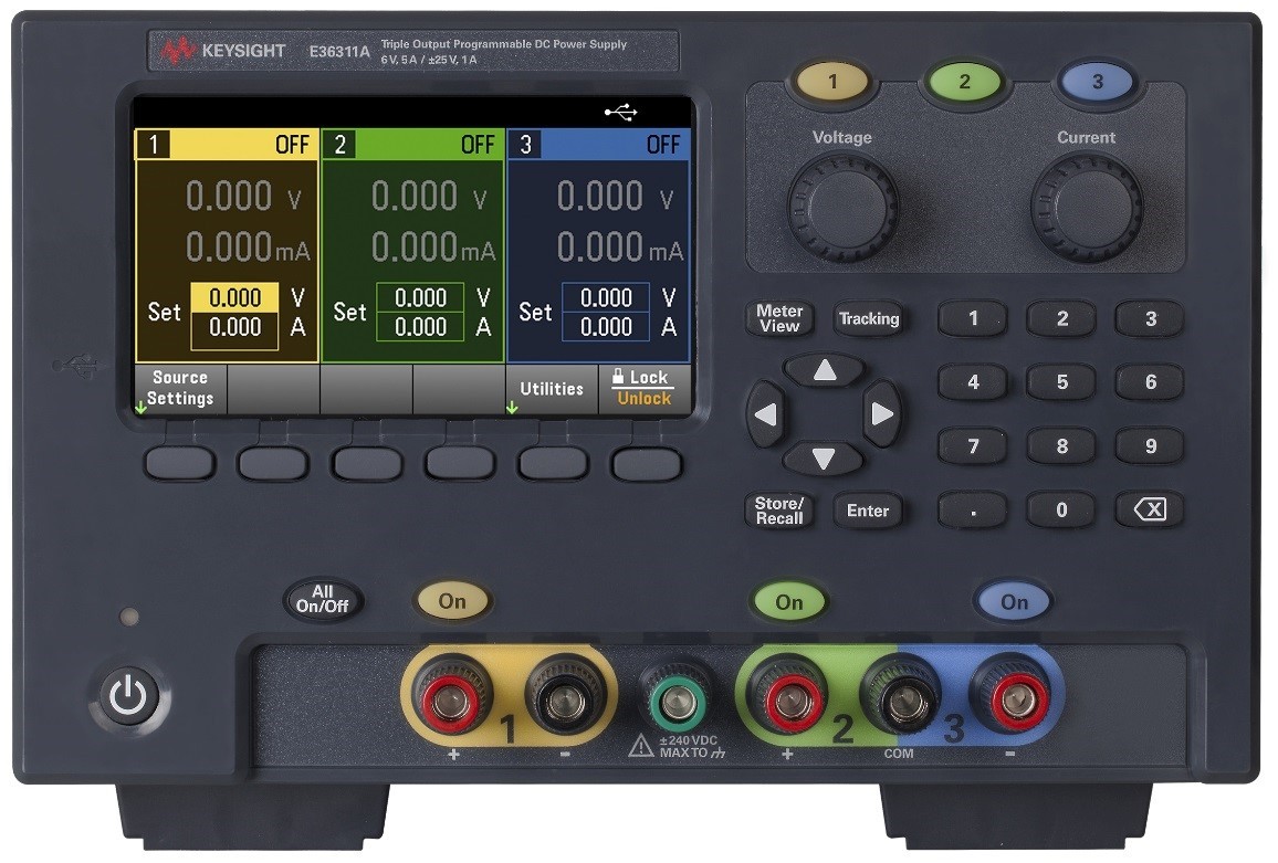 Keysight E36300 Series programmable DC power supplies